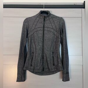 Lululemon heather grey zip-up jacket